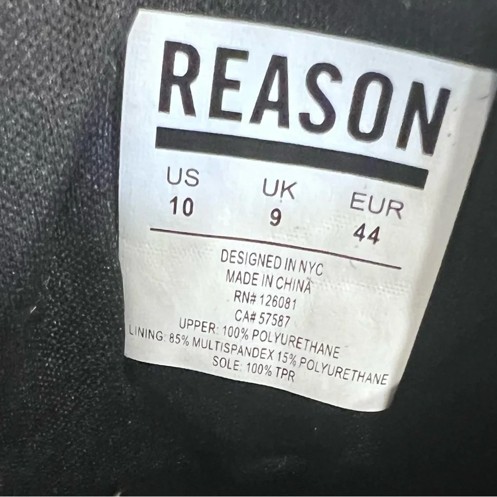 Popeye X Reason Collab Faux Suede Graffiti Print Boots‎ Black Mens 10 New